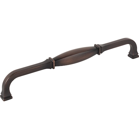 12 Center-to-Center Brushed Oil Rubbed Bronze Audrey Appliance Handle